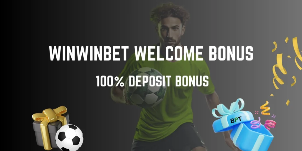 interface montrant le bonus de bienvenue sur winwin apk